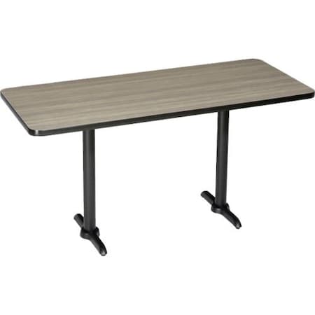 Interion By Global Industrial Bar Table, 30 in W, 60 in L, 42 in H 695800CL